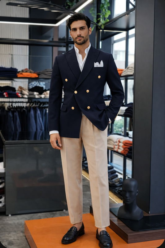 Black Embellished Tuxedo