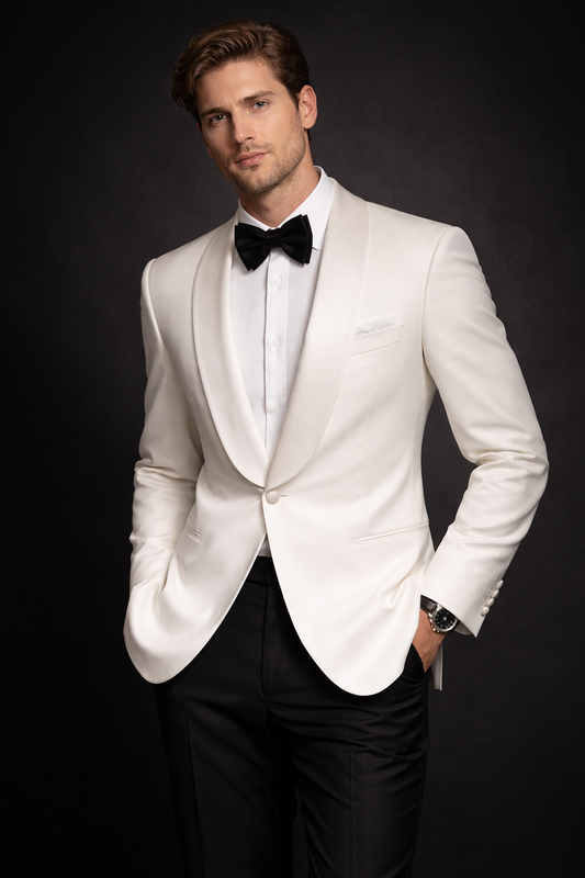 Embellished tuxedo